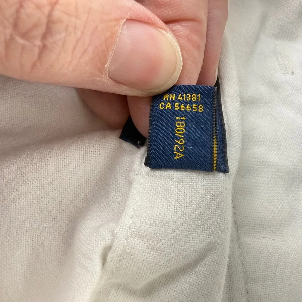 Polo Ralph Lauren Mens Linen Blend Shorts 36 Classic Fit Old Money Yacht Club